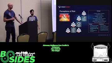 GT01 Adversary Intelligence from Conflict to Consensus Alex Valdevia Rich Barger