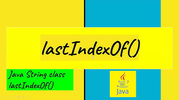 lastindexOf Java ||Beginner Tutorial Java||Java tutorial  beginners||lastIndexOf() method in Java