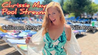 Chrissie Mayr LIVE at The Pool - Villa Roma Resort - Callicoon, NY! Zombie Anne Heche! Jamie Foxx