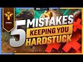 Top 5 MISTAKES that KEEP YOU HARDSTUCK as SUPPORT - League of Legends Guide