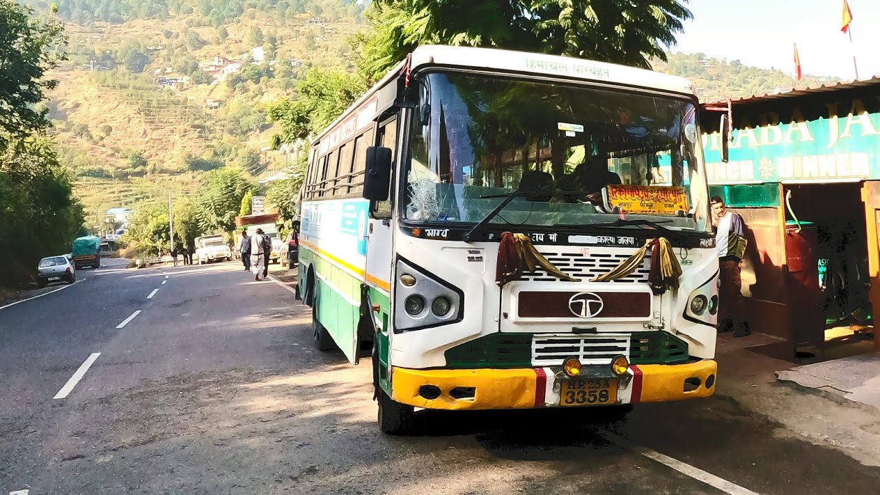 RECONGPEO⛰️To HAMIRPUR 🚌HRTC Bus Vlog || PART - 1 || Kinnaur Valley Journey || #youtube #vlog #hrtc