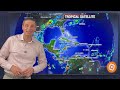 Tropical Wave arrives with Saharan Dust...
