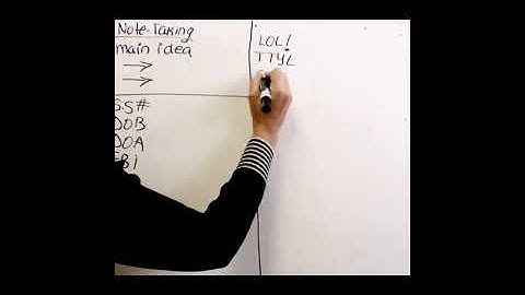 Consecutive Note-Taking Technique