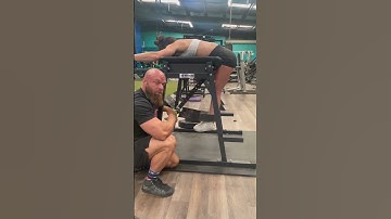 Reverse Hyper Proper Technique #fitgirl #girlswholift #glutes #shorts30 #reversehyper #strength