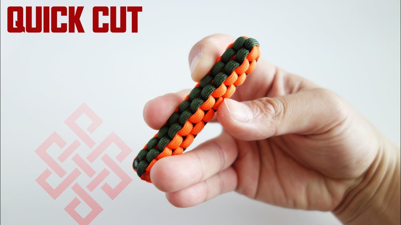 Make a DIY Paracord Fidget Stick Tutorial Quick Cut (No Commentary) 