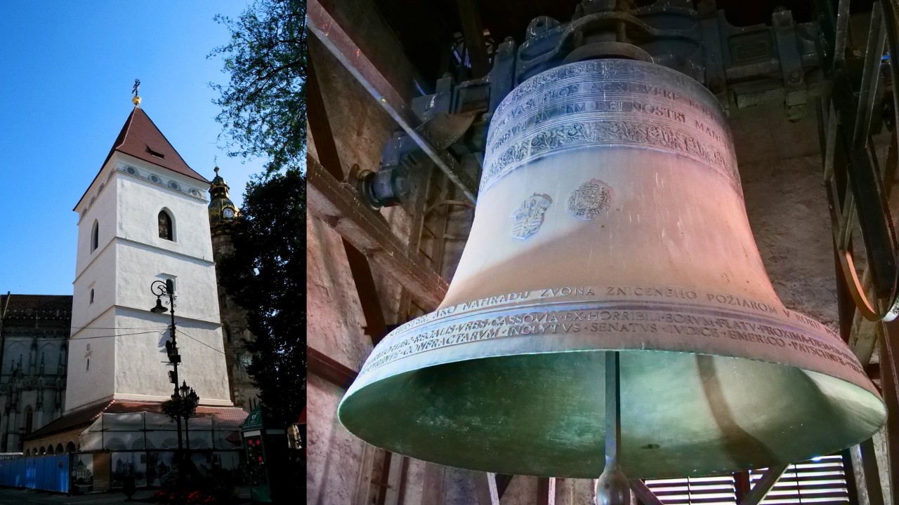 Košice-Staré Mesto (SK) Urbanova veža -zvon; zvony / Urban´s tower -bell; bells