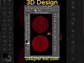 3D Ball ⚽ Design #Adobe illustrator tutorial #viral #video #shorts