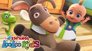 A MI BURRO LE DUELE LA CABEZA  Canciones Infantiles Para Niños | LooLoo español | Videos para Bebés