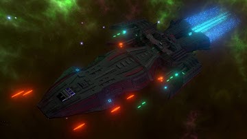 Dragonfire T Refit Launch Animation WIP 2