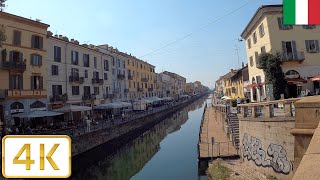 Navigli in Milan, Italy | Summer 2021【4K】Milano