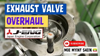 [J-ENG] EXHAUST VALVE Overhauling | MOE MYiNT SHEiN | Technical Vlog : 057