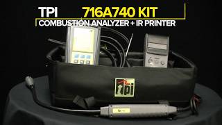 TPI 716A740 Combustion Analyzer Kit