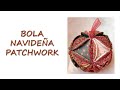 Bola Navideña Patchwork