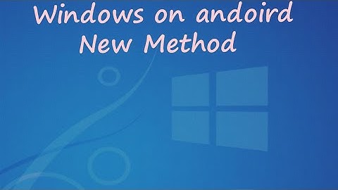 Run Windows Without limbo,bochs and termux