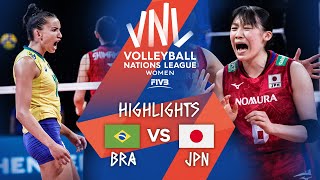 Brazil vs. Japan - Highlights Semi-Final 1 | Women's VNL 2021