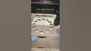 Cắt Laser CNC gỗ dày trên máy MC-1390 Maxcut  #maxcut #vietmachine #laserco2 #laser1390 #lasercnc