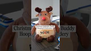 Christmas Embroider Buddy Hooping and Embroidery with Mighty Hoops
