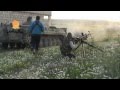 التصدي لعربة بي ام بي على طريق الموت 6 4 2013