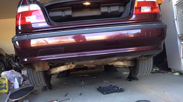 BMW E39 540i Open Headers Straight Pipe