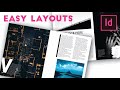 How to make BEAUTIFUL and EASY InDesign Layouts in 9 minutes. Pt1