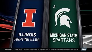 Illinois at Michigan State - Men's Basketball Highlights