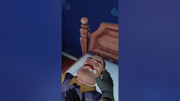 NEVER wake Mr. Peterson up! 😨 #vr #helloneighbor #shorts