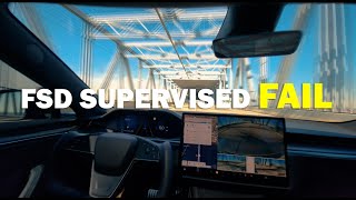 TESLA FSD Supervised still cannot do this! TESLA FSD Fail