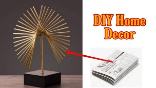 Newspaper craft ll Craft with Newspaper ll Home Decor ideas ll Room decoration ll Best out of waste