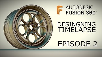Custom Wheel Design Ep.2 | Fusion 360 Timelapse