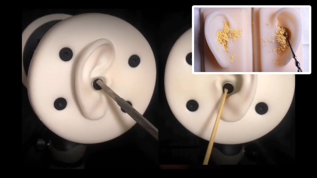 ASMR Scratching Your Ears Tweezers, Ear Picks, Goose Feather Sticks