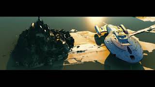 Voyager Visits Mont Saint Michel - Its A Huge Ship