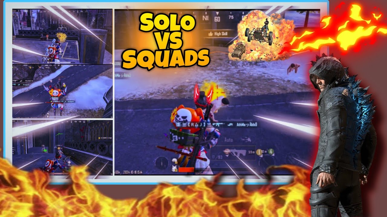 MY NEW BEST GAMEPLAY | SOLO VS SQUAD | Pubg mobile India - YouTube