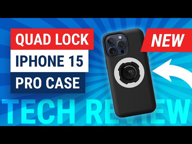Quad Lock MAG Case for iPhone 15 Pro Max Black