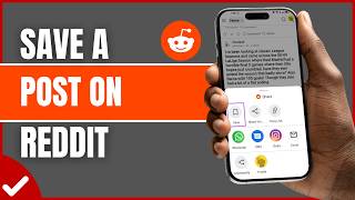 How To Save a Post on Reddit (2026) | Save Reddit Posts