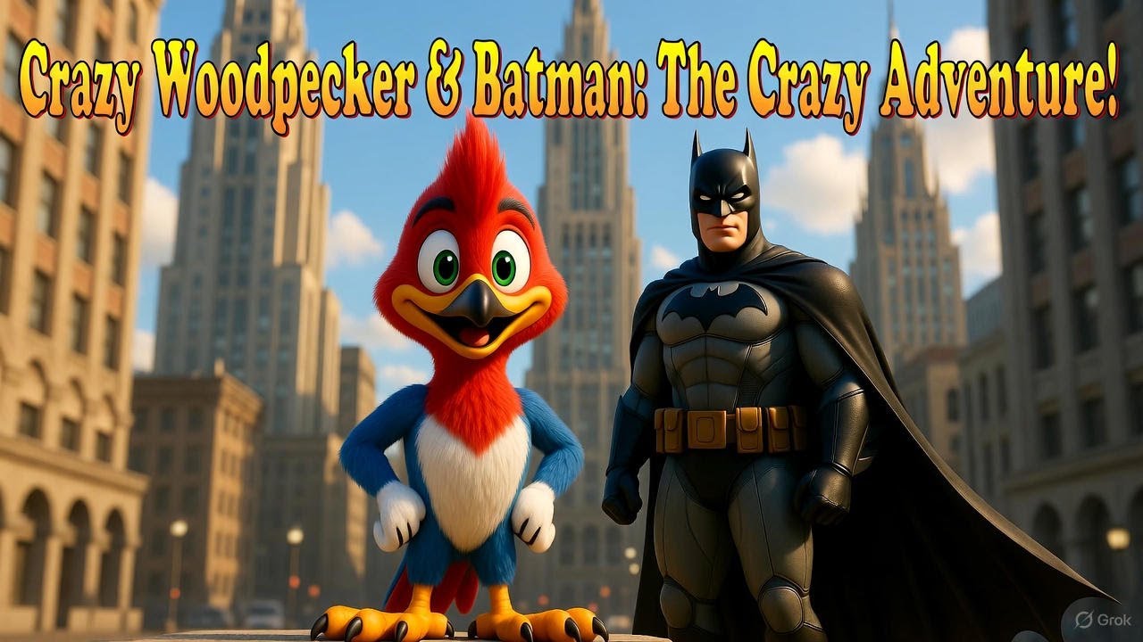 "Woody Woodpecker Saves Gotham! The Most Insane Batman Team-Up Ever ...