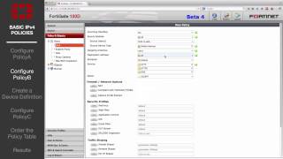 FortiGate Cookbook - Basic Firewall Policies (5.2)