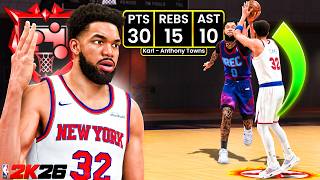 7'0 KARL ANTHONY-TOWNS BUILD is DOMINATING RANDOM REC (NBA 2K26)
