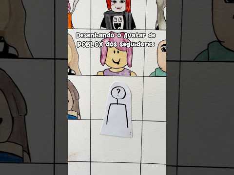 DESENHEI O AVATAR DE ROBLOX DO MEU SEGUIDOR #drawing #art #art
