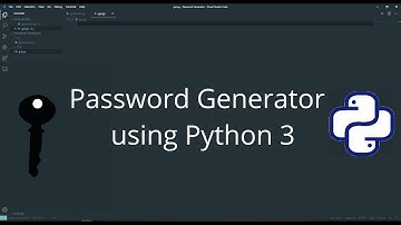 Password Generator with Python - Part 1/2