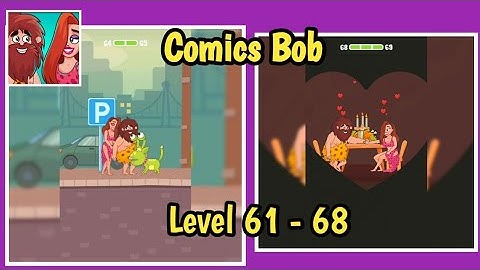 Comics Bob Level 61 - 68 Gameplay Walkthrough Part 6 (Android & ios)
