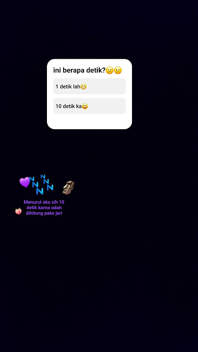Suara macam apa ini?🗿🗿