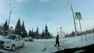 Зимний Тольятти 2023. Дороги в снегу