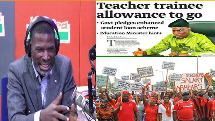 BREAK! NDC To Council Teacher Trainee Allowance, Juantuah f!res Mahama Big time live on Radio