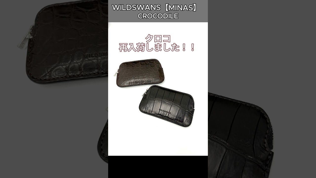 希少モデル再入荷】WILDSWANS クロコダイル MINAS｜最小クラスの高級