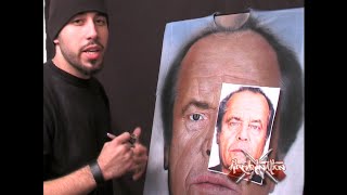 Learn How To Airbrush Realistic Portraits On Black Shirts Now.