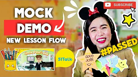 NEW LESSON FLOW OF 51TALK MOCK DEMO // TOPIC: UNCLE PAUL'S JOB // UPDATED 2020 // PASSED & HIRED!!!