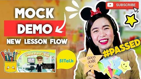 NEW LESSON FLOW OF 51TALK MOCK DEMO // TOPIC: UNCLE PAUL