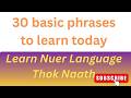 Easy Nuer English Basic Phrases March 2026