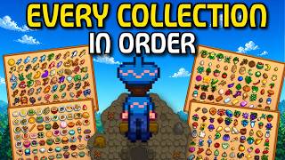 I Completed EVERY Collection in Stardew Valley In Order Net Worth