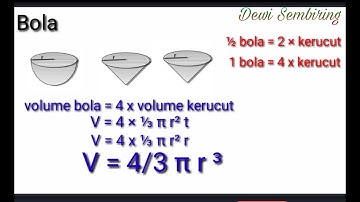 Luas dan volume bola | bangun ruang sisi lengkung